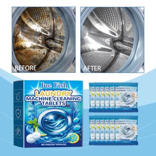 Jue-Fish Washing Machine Cleaning Effervescent Tablets - Des