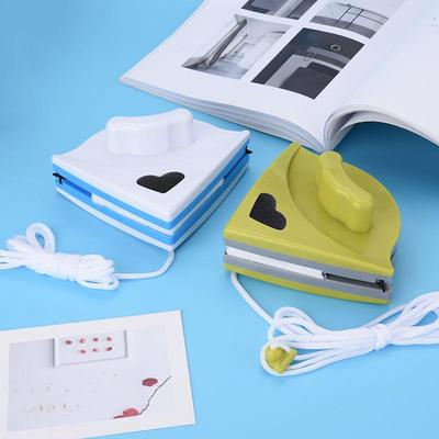 Dual-sided glass cleaner with strong magnets for high-rise w