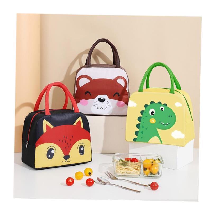 Cartoon Lunch Bag Portable Insulated Thermal Lunch Box Picni