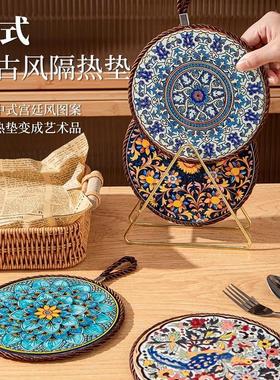 Heat-resistant ceramic cork insulation pad, suitable for use