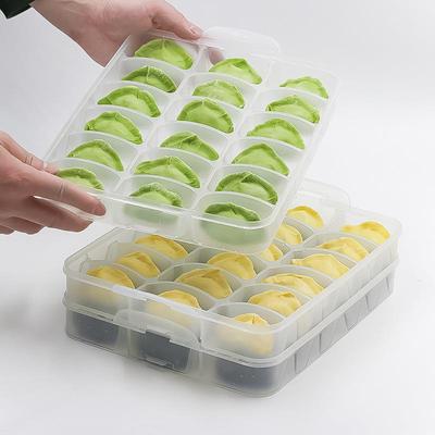Home-use refrigerator food storage box for dumplings and won