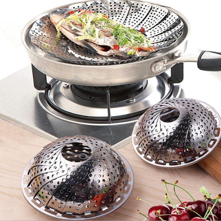 Stainless Steel Steamer Set for Home Use, Including Stackabl