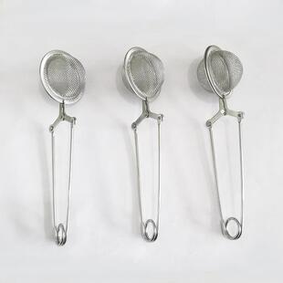 Creative Handle Tea Strainer, Stainless Steel Mesh Tea Ball,