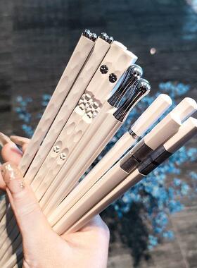 *2024 New Alloy Chopsticks Mold-Resistant High Aesthetic Val