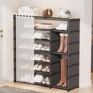 Multi-layer multifunctional home shoe cabinet, suitable for