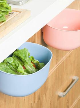 Naguochun Solid Color Kitchen Seamless Cabinet Door Storage