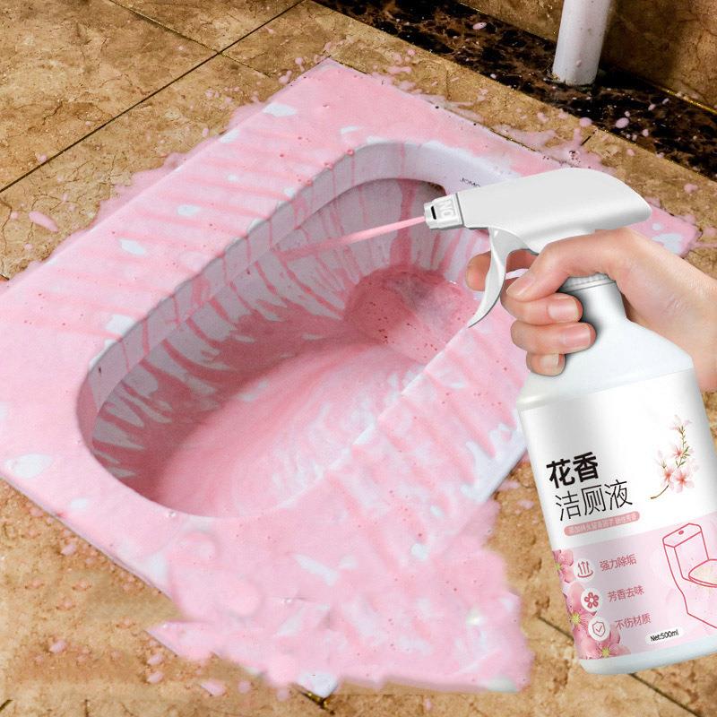Floral Scent Toilet Cleaner, Powerful Stain and Odor Remover