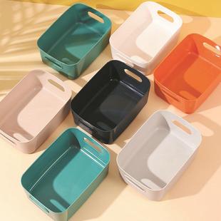 Cosmetic organizing storage box for home use, plastic contai