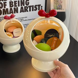 Dust-proof large capacity flip-top box for makeup sponges, s