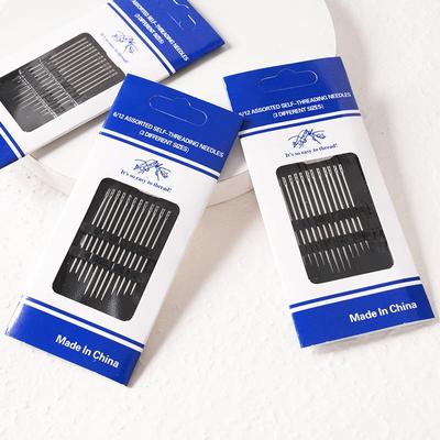 Wholesale household blind needles with pre-threaded lines, s