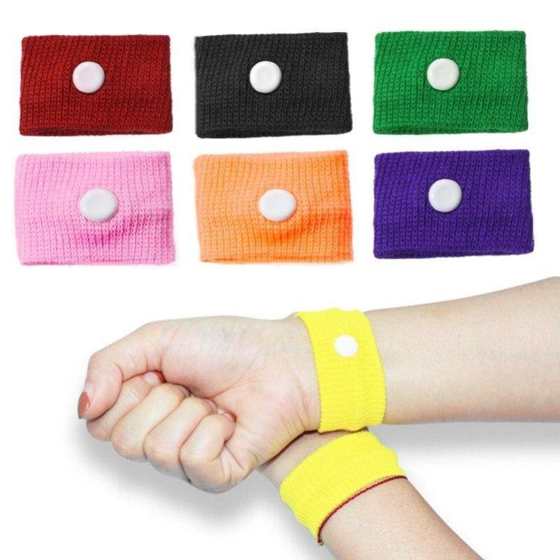 2PCs Sickness Wrist Band Anti Nausea Car Sea Plane Boats Wri