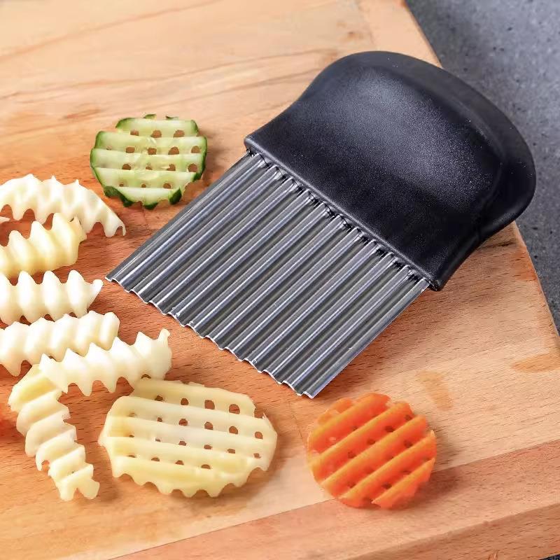 Thickened Wolf Tooth Potato Wavy Slicer, Kitchen Home Vegeta
