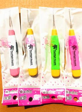 Colorful Pouch Packaged Glowing Ear Pick, Wholesale Ear Pick