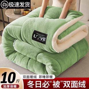 Thickened Warmth Fleece Winter Lamb Wool Duvet Insert, Doubl