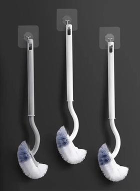 Japanese-style toilet brush with no dead angles, suitable fo