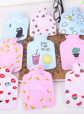 Korean-style cartoon single-layer mini small hot water bottl