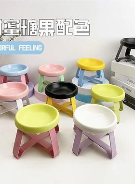 Pet Cat Bowl Ceramic Cat Food Bowl Dinner Bowl Cat Dish Snac