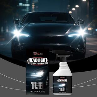 HOMONTH Car Headlight Care Spray - Universal Cleaning and Li