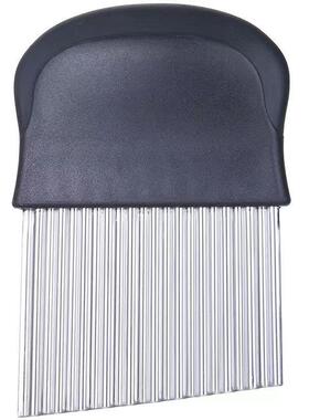 Wavy Blade Stainless Steel Wolf Tooth Potato Slicer for Crea