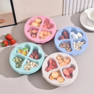 Box Shaped Snacks Fruits for Meal Straw Wheat Heart Round