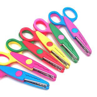 Wavy lace scissors photo pattern cutting DIY craft fun stati