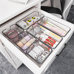 acrylic transparent dividers Drawer desk with for organizer