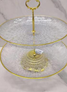 European-style multi-tiered fruit platter for home living ro