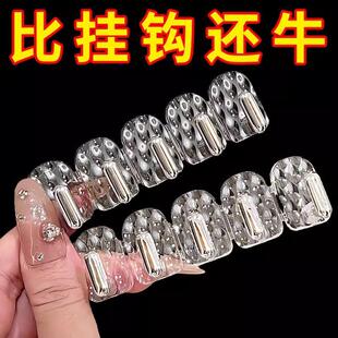 Mini invisible row hooks for bathroom mirror cabinet doors,