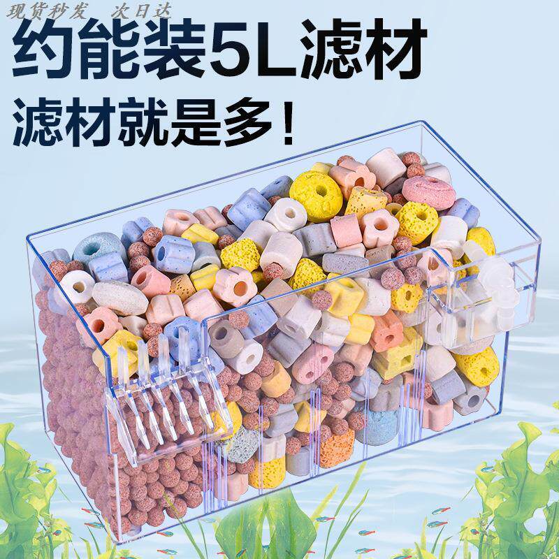 小型专用新型鱼缸过滤器外置壁挂式过滤盒水循环净水静音滴流盒