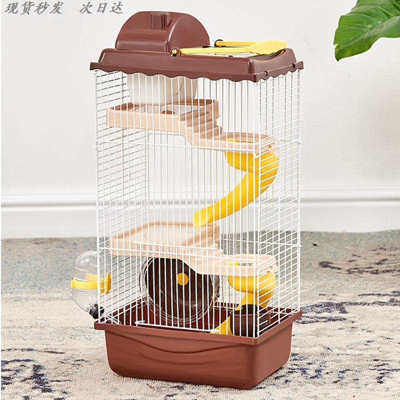 工廠銷售三層小城堡倉鼠籠塑蓋