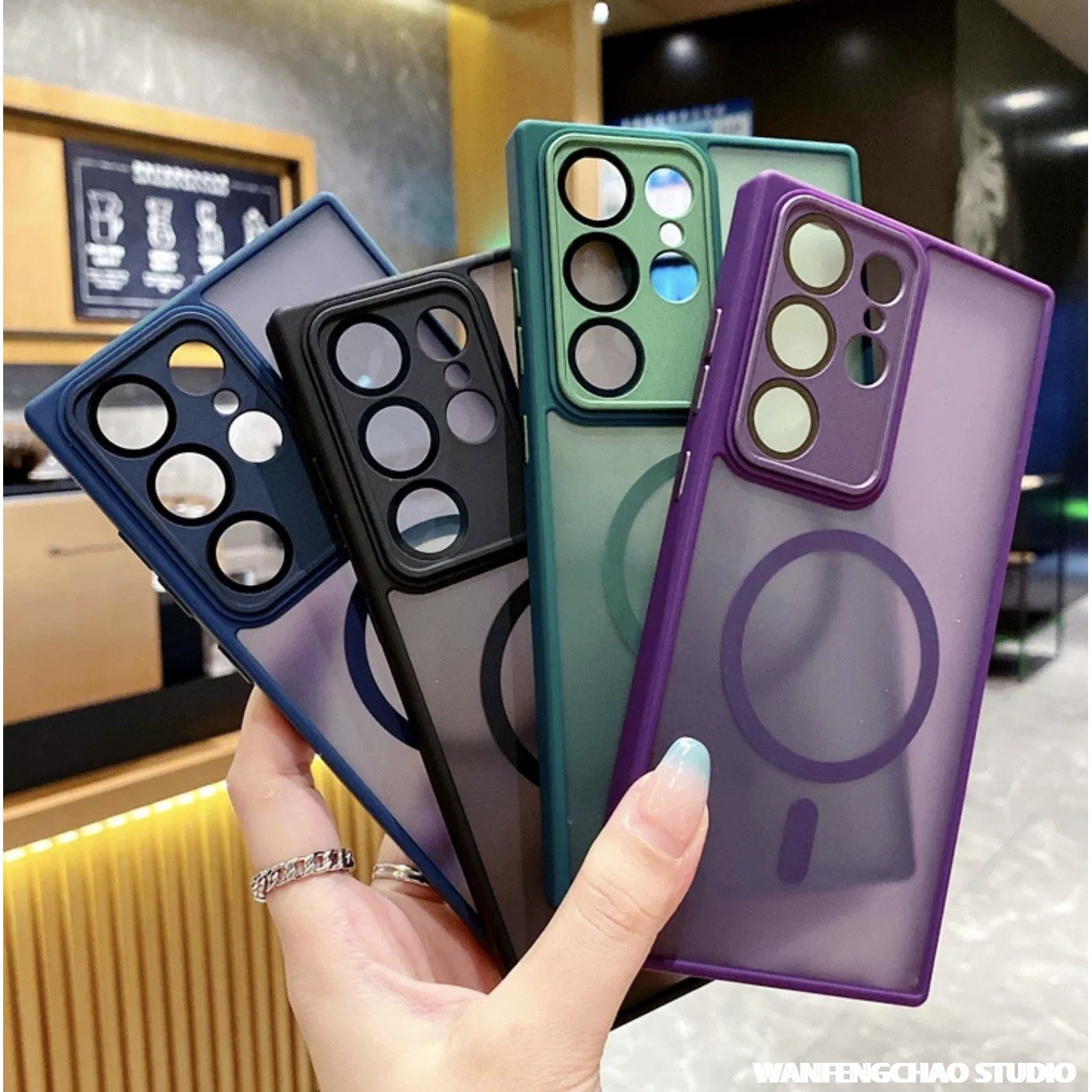 精盾肤感磨砂适用三星S23u