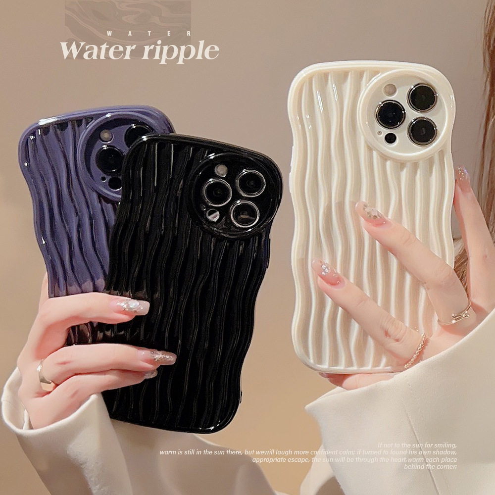 纯色波浪水波纹14适用15promax苹果手机壳iphone14防摔XS软壳8p12怎么样,好用不?