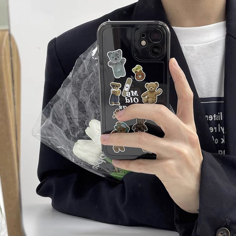 ins原创小众贴画小熊适用iPhone15苹果14手机壳iPhone13Promax软X高性价比高么？