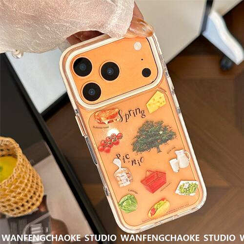 小众ins风野餐露营iphone17 苹果17手机包14适用13简约11透明16