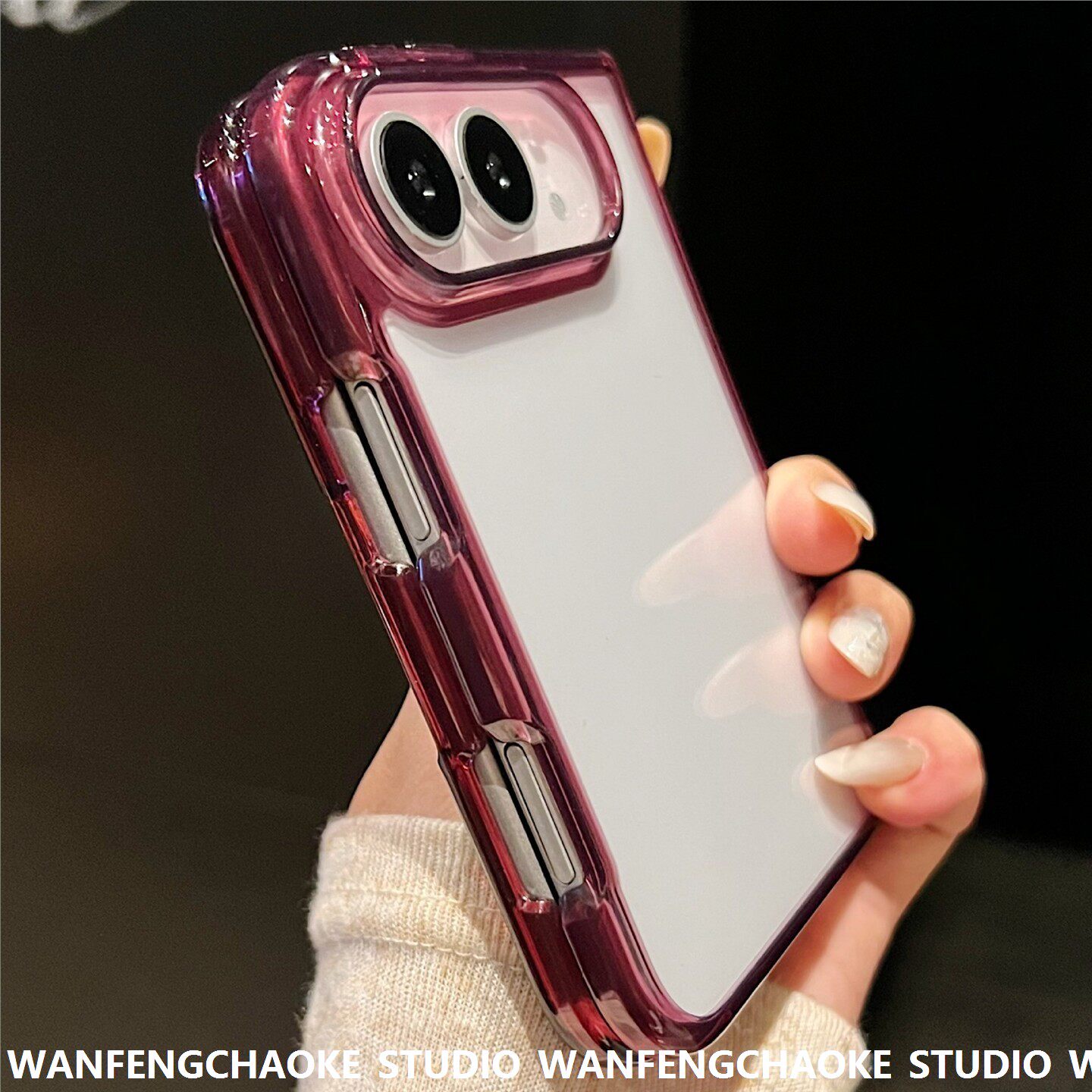 适用iPhoneDu折叠屏透明素