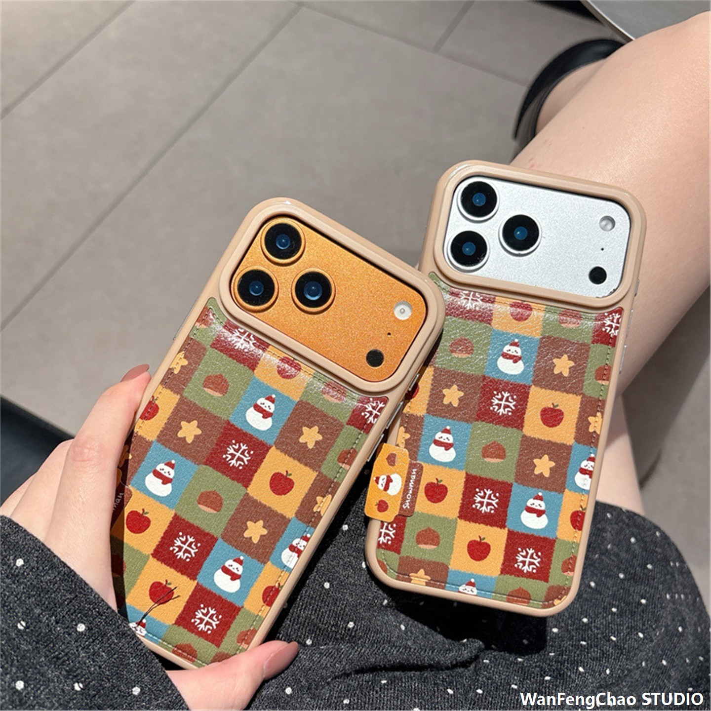 鼓包贴皮宫格雪人适用17pr