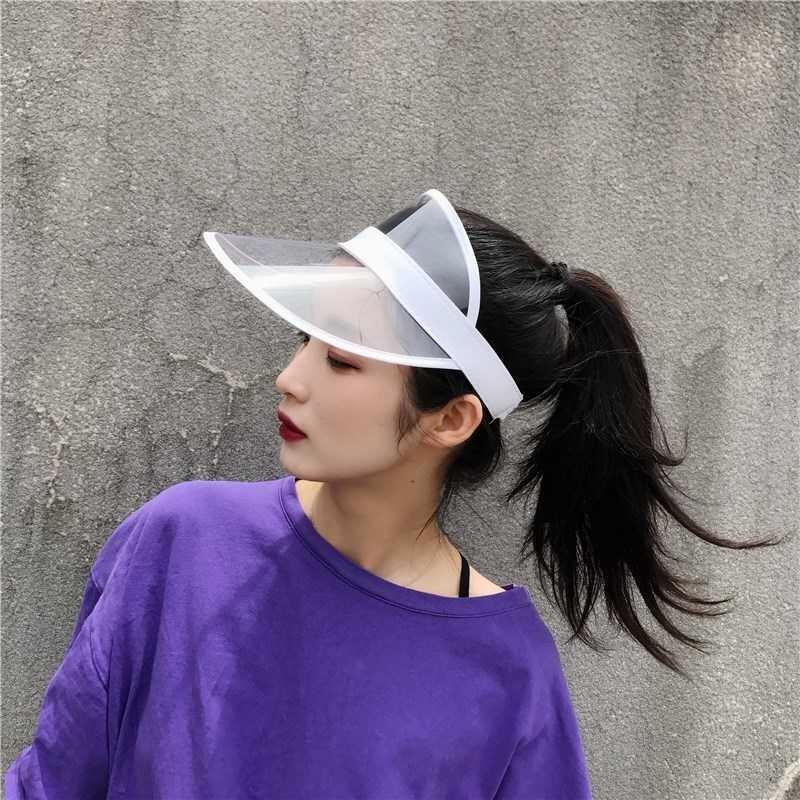 防水遮雨帽子挡男女护脸透