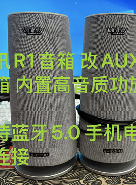 斐汛R1蓝牙音箱改AUX电脑桌面无线智能音箱高品质音响内置功放板