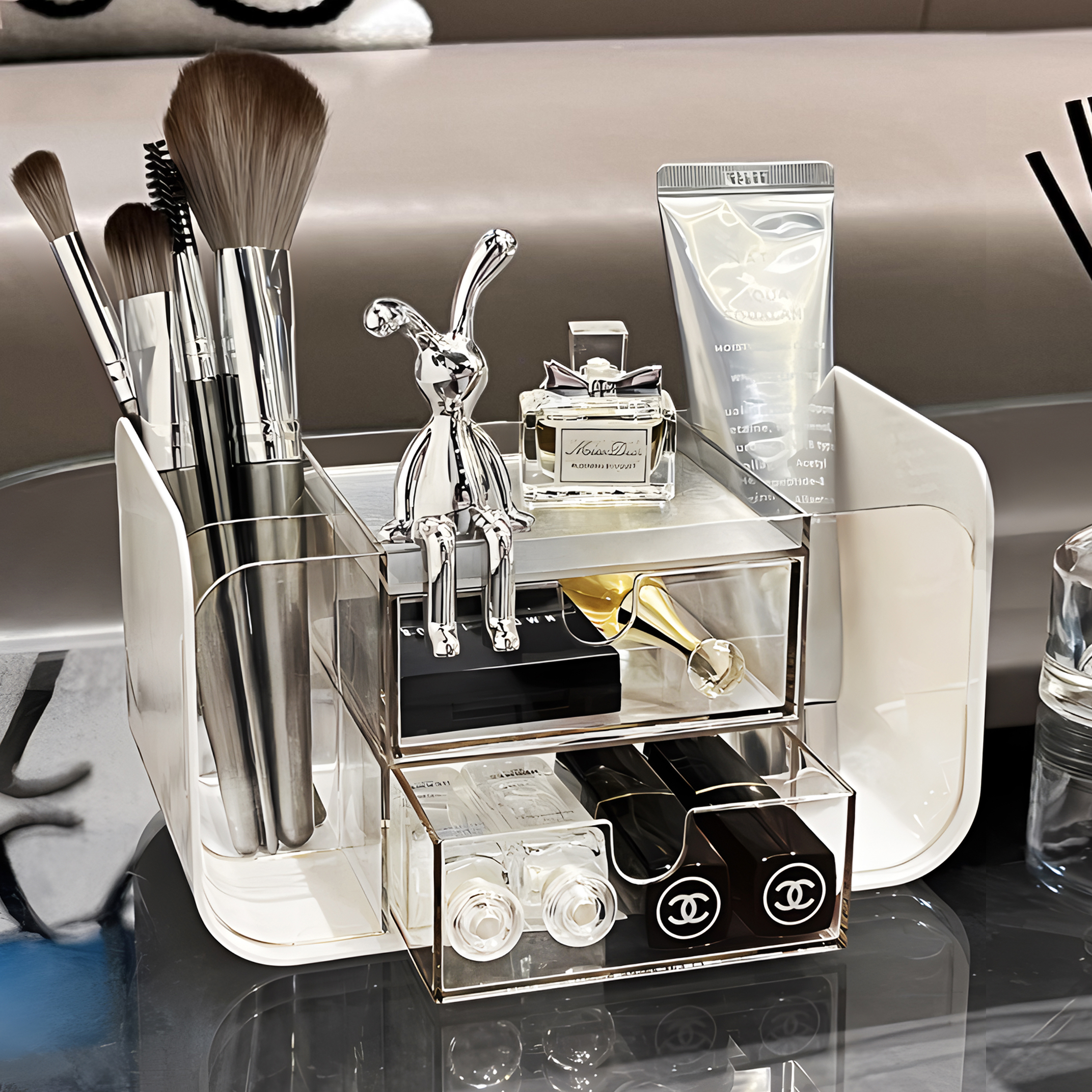 BSD眼影收纳盒化妆盒梳妆台