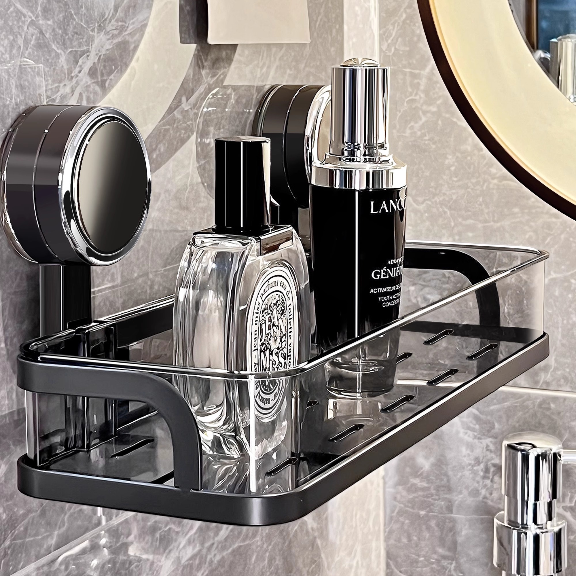 BSD吸盘置物架卫生间墙上收纳