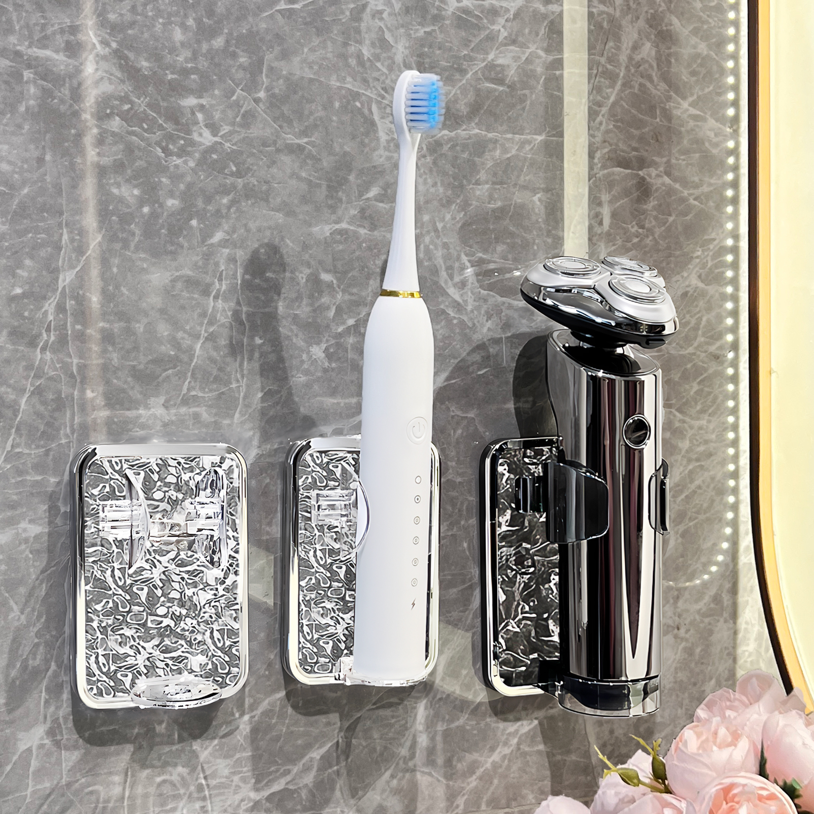 BSD电动牙刷架壁挂式置物架