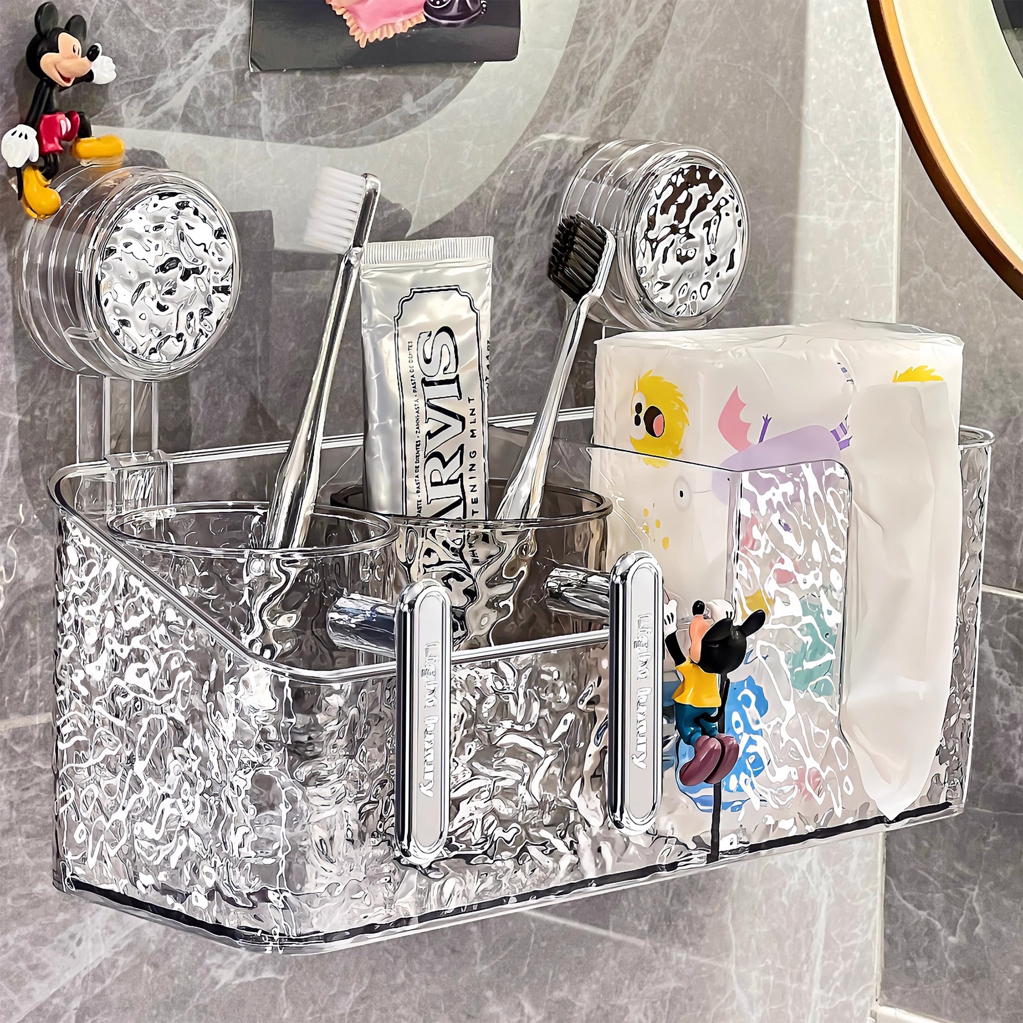 bsd吸盘卫生间置物架壁挂式