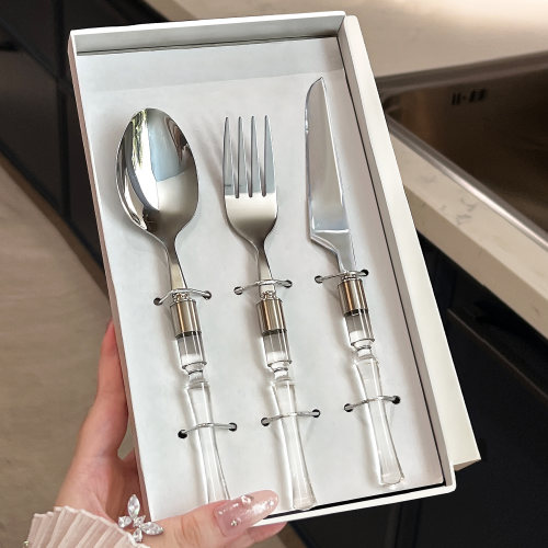 BSD轻奢高档不锈钢牛排餐盘刀叉