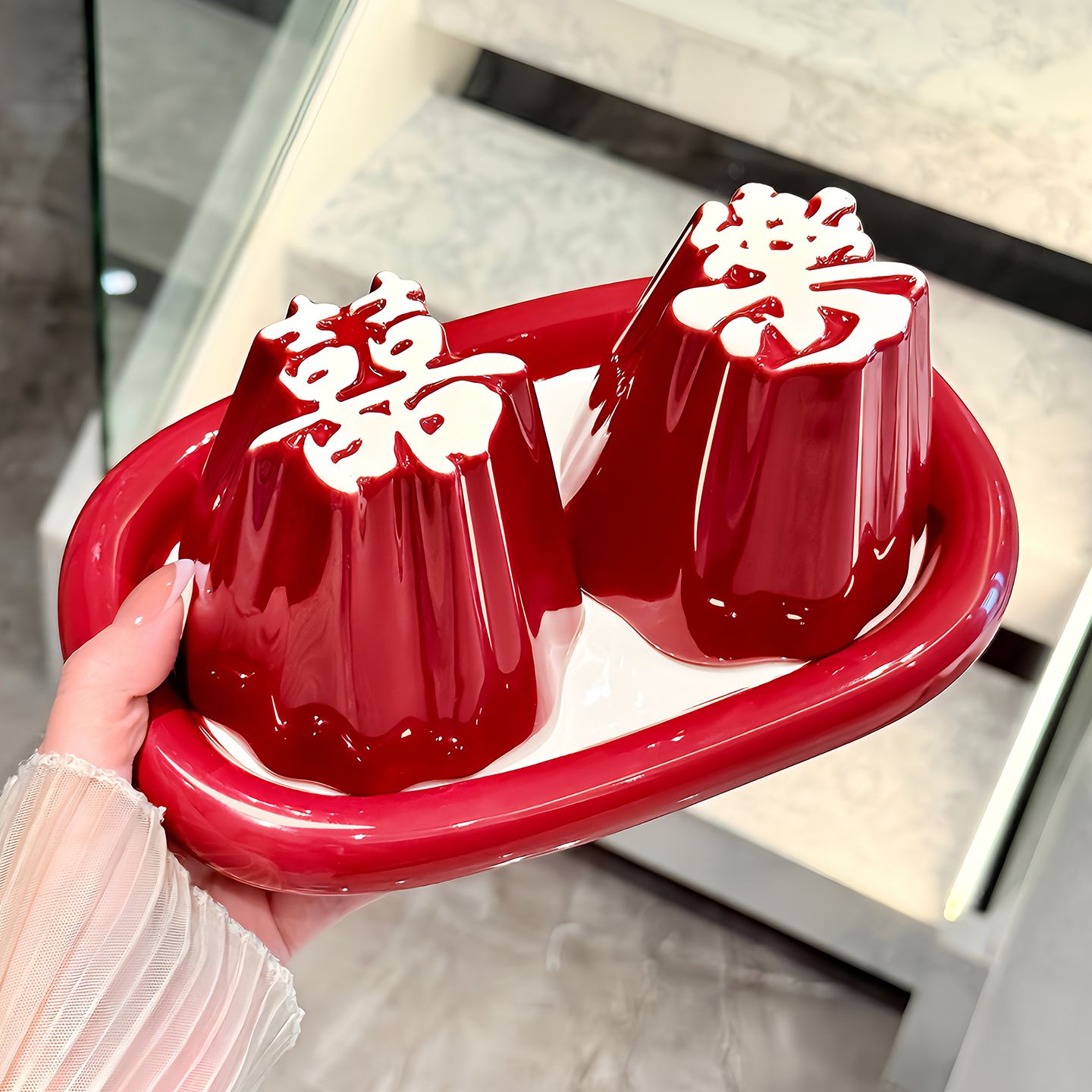 BSD乔迁新居礼物陶瓷牙刷置物架