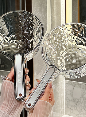 家用水瓢摔不破加深加厚长柄厨房大号水勺透明塑料洗头勺子舀水瓢