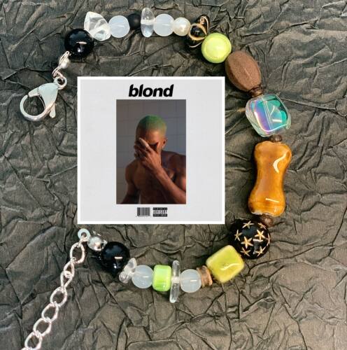 YvetteStudio原创设计blond专辑封面手链法海FrankOcean说唱小众
