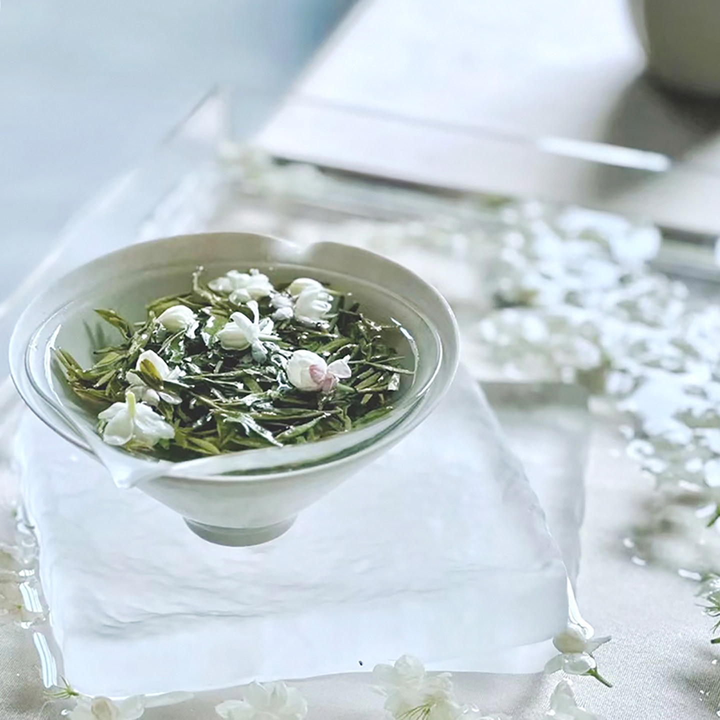 觅花堂丨2026茉莉雪球茉莉花茶15g罐装丨漫天雪花飘飘