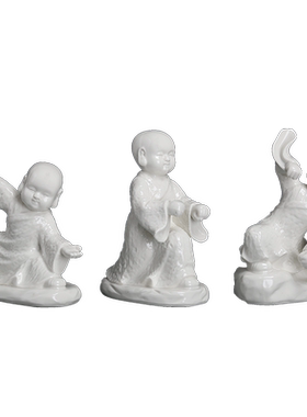 陶瓷太极拳中式风客厅玄关摆件