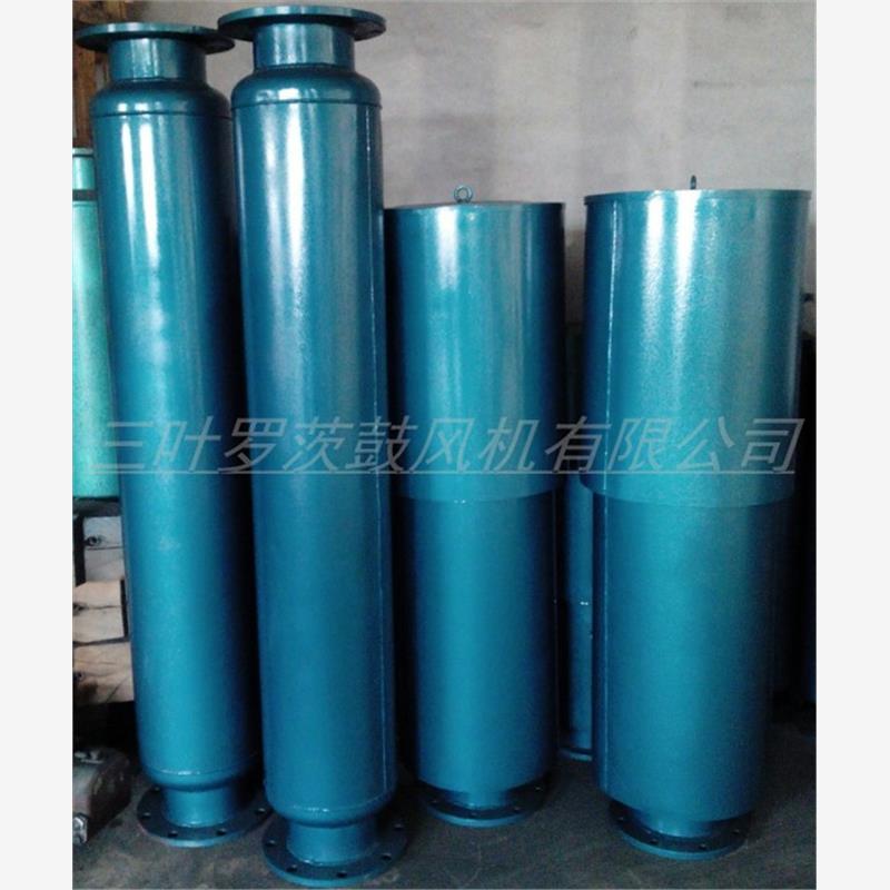 新款三叶罗茨鼓风机出口消音器过滤器 国标法兰DN200消声器高现货