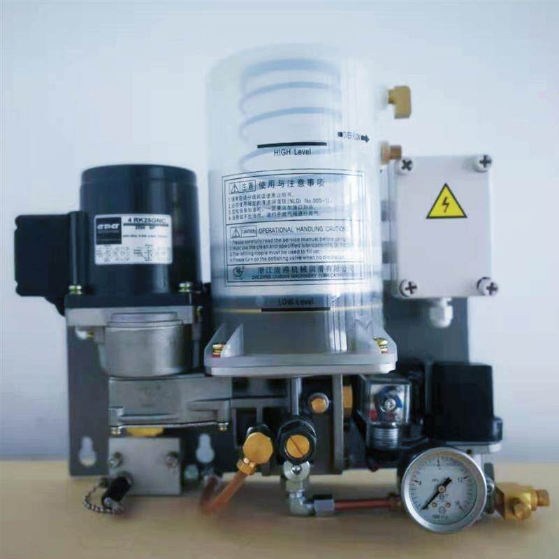 新款/河谷电动预压式油脂润滑泵北京精雕机220V/DBS-J20/包邮